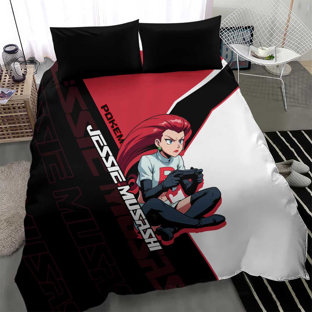 Jessie Musashi Poké Bedding Set Bold Villain Anime Style