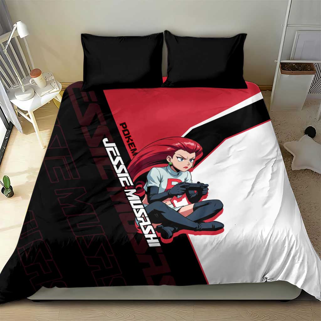 Jessie Musashi Poké Bedding Set Bold Villain Anime Style