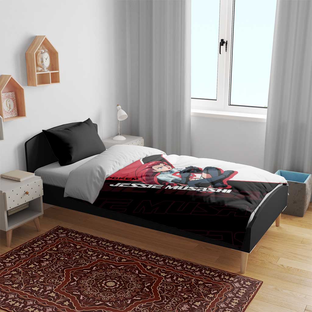 Jessie Musashi Poké Bedding Set Bold Villain Anime Style