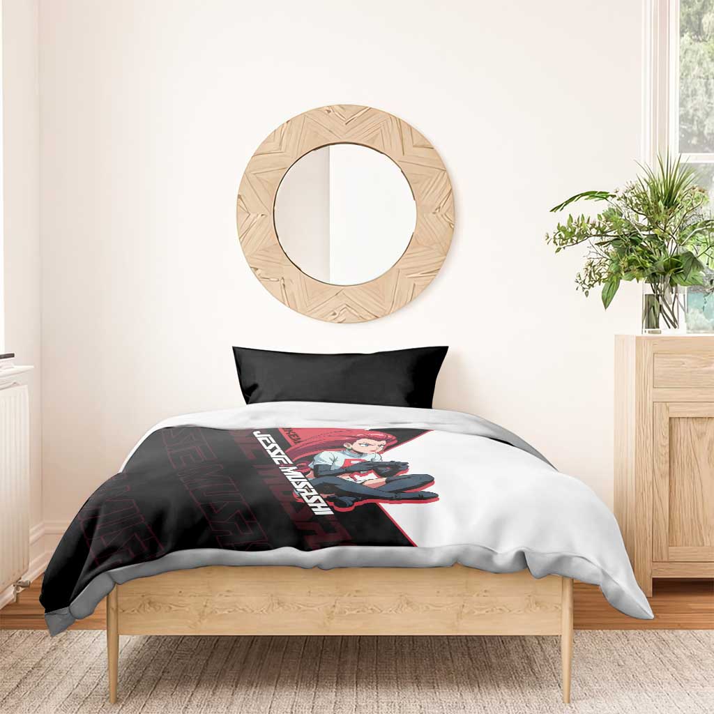 Jessie Musashi Poké Bedding Set Bold Villain Anime Style