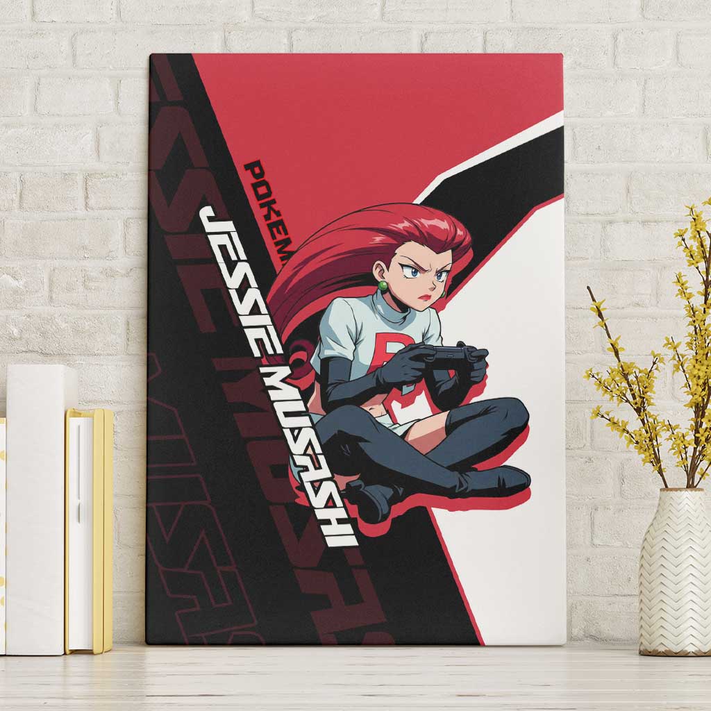 Jessie Musashi Poké Canvas Wall Art Bold Villain Anime Style