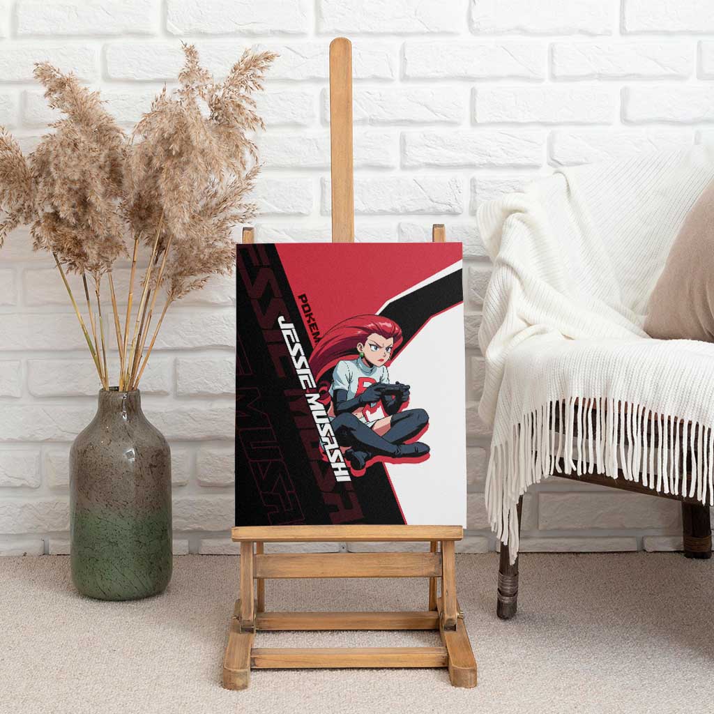 Jessie Musashi Poké Canvas Wall Art Bold Villain Anime Style