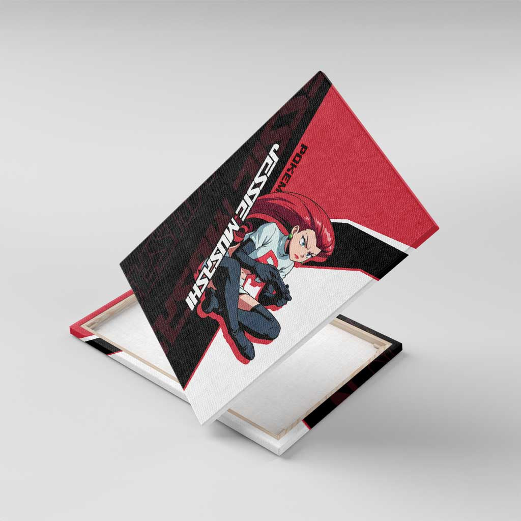 Jessie Musashi Poké Canvas Wall Art Bold Villain Anime Style