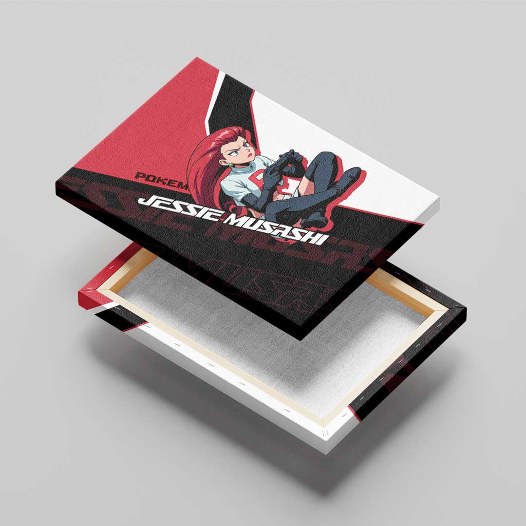 Jessie Musashi Poké Canvas Wall Art Bold Villain Anime Style