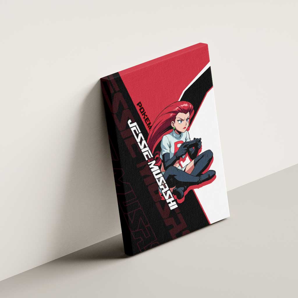 Jessie Musashi Poké Canvas Wall Art Bold Villain Anime Style