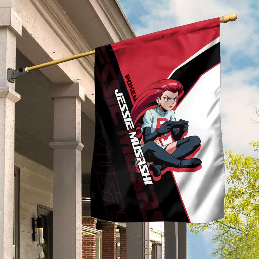 Jessie Musashi Poké Garden Flag Bold Villain Anime Style
