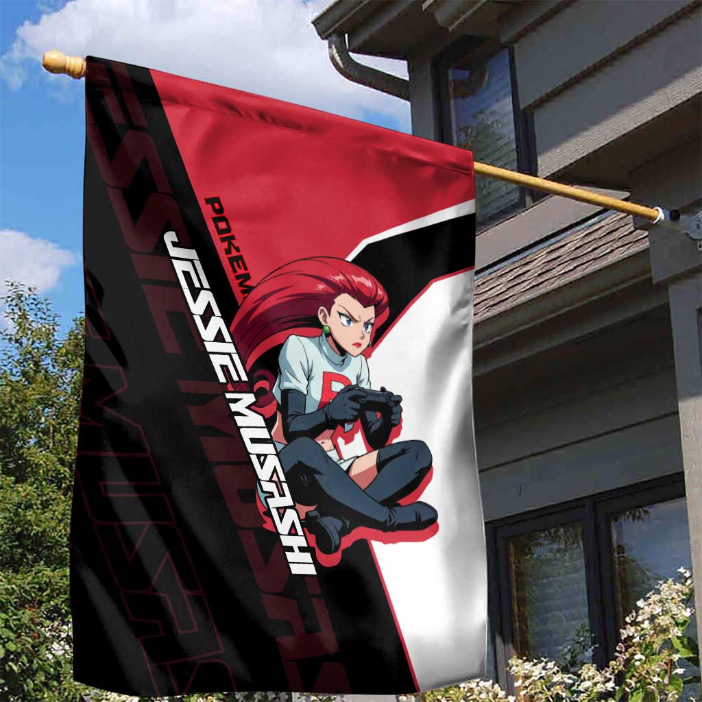 Jessie Musashi Poké Garden Flag Bold Villain Anime Style