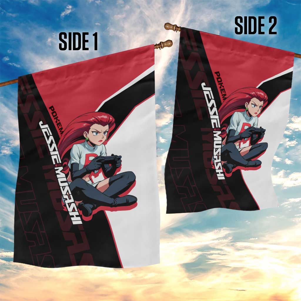 Jessie Musashi Poké Garden Flag Bold Villain Anime Style
