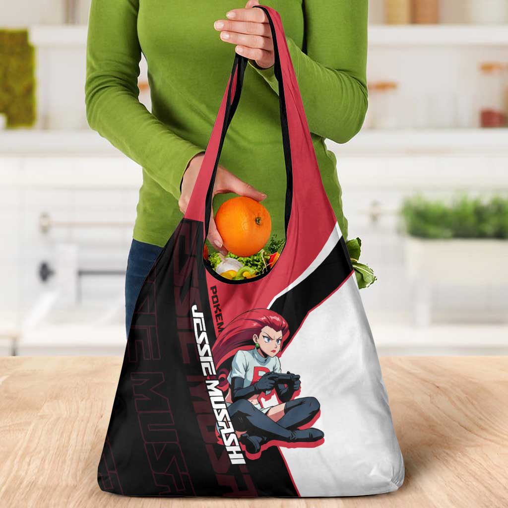 Jessie Musashi Poké Grocery Bag Bold Villain Anime Style