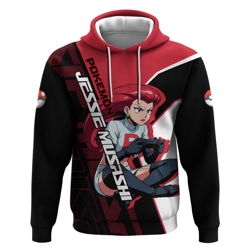 Jessie Musashi Poké Hoodie Bold Villain Anime Style