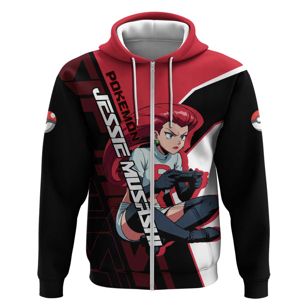 Jessie Musashi Poké Hoodie Bold Villain Anime Style