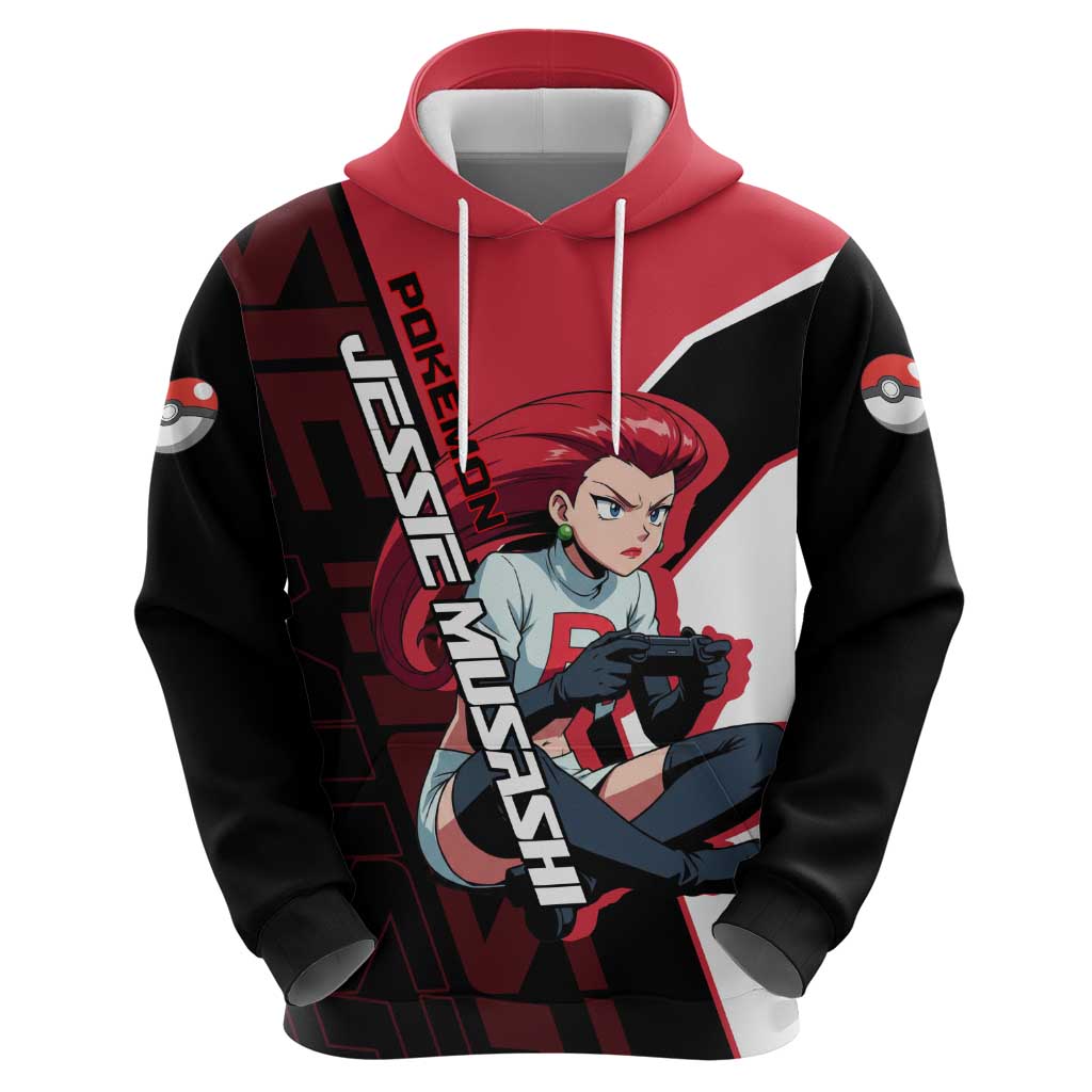 Jessie Musashi Poké Hoodie Bold Villain Anime Style