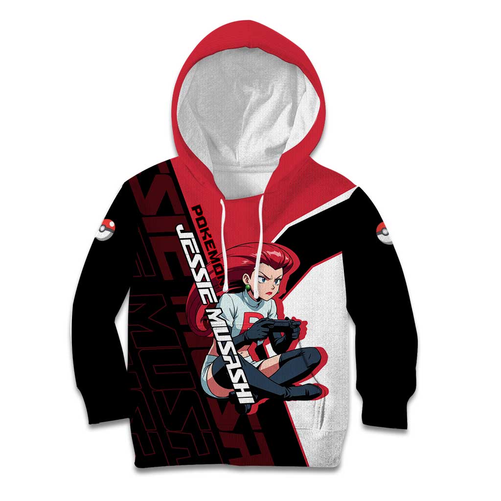 Jessie Musashi Poké Kid Hoodie Bold Villain Anime Style