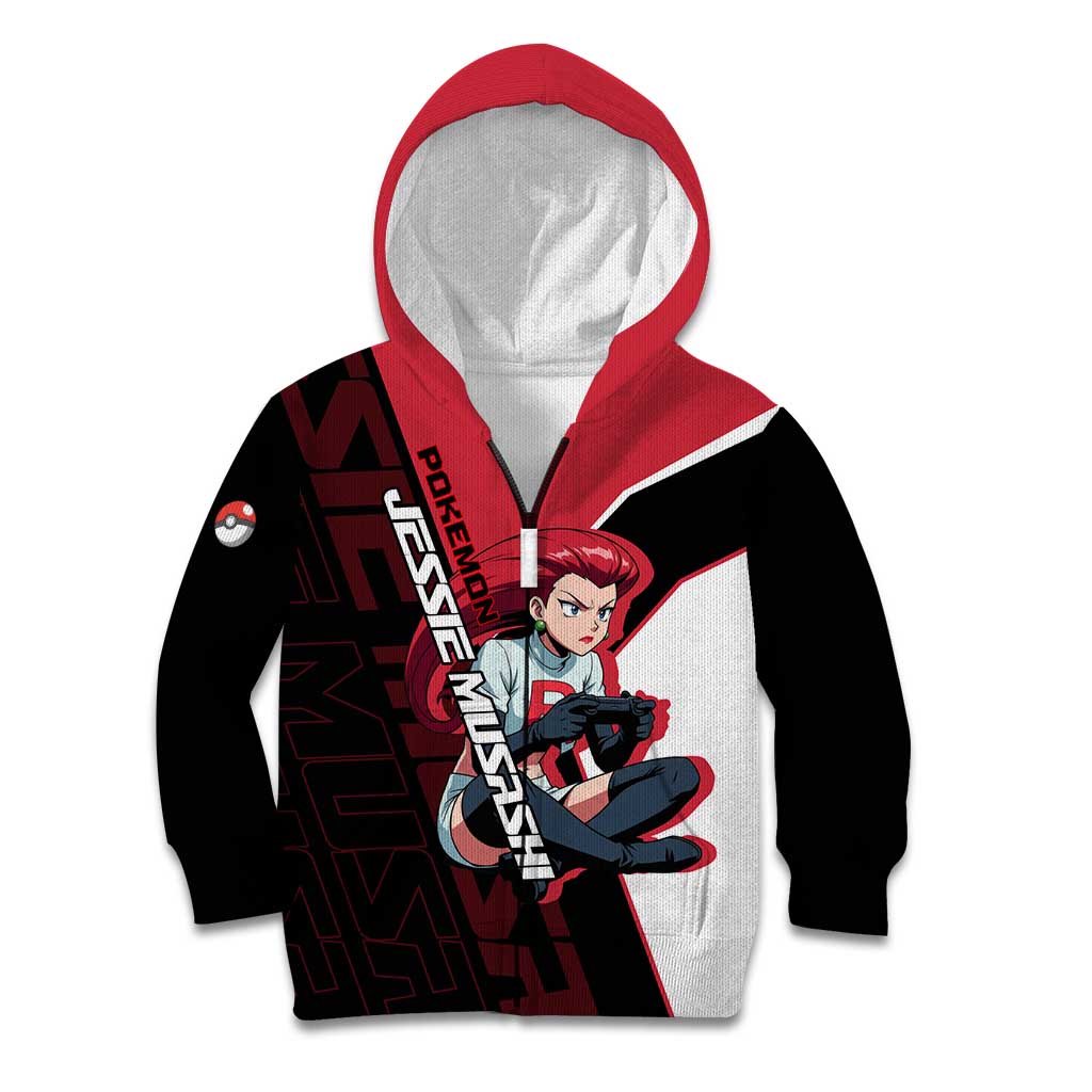 Jessie Musashi Poké Kid Hoodie Bold Villain Anime Style