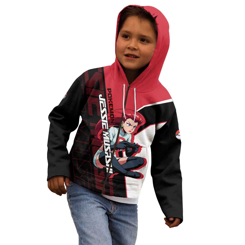 Jessie Musashi Poké Kid Hoodie Bold Villain Anime Style