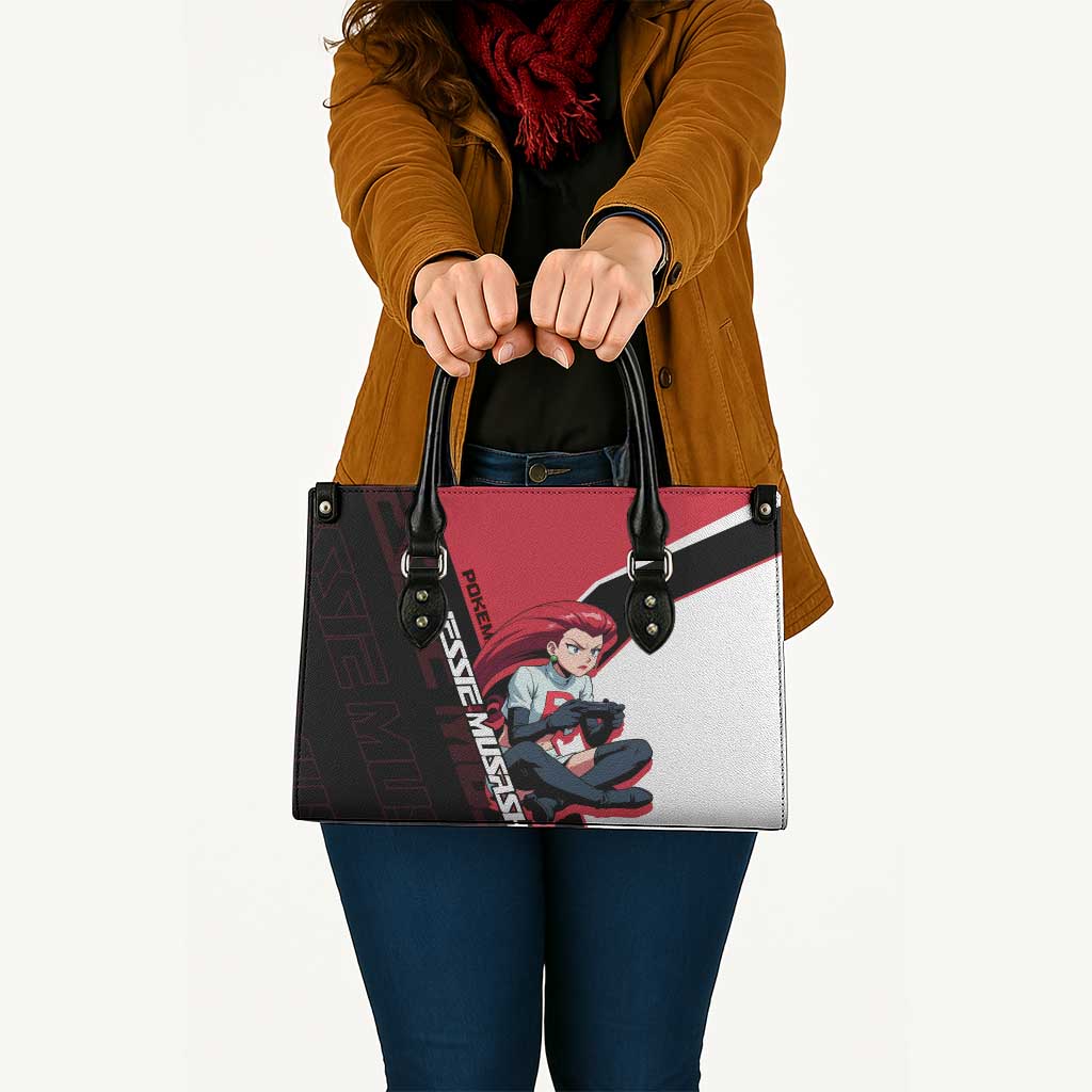 Jessie Musashi Poké Leather Bag Bold Villain Anime Style