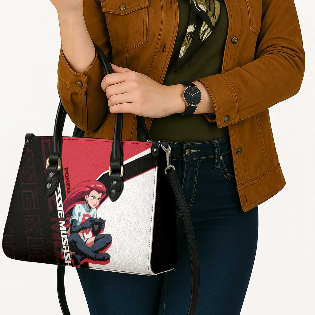 Jessie Musashi Poké Leather Bag Bold Villain Anime Style