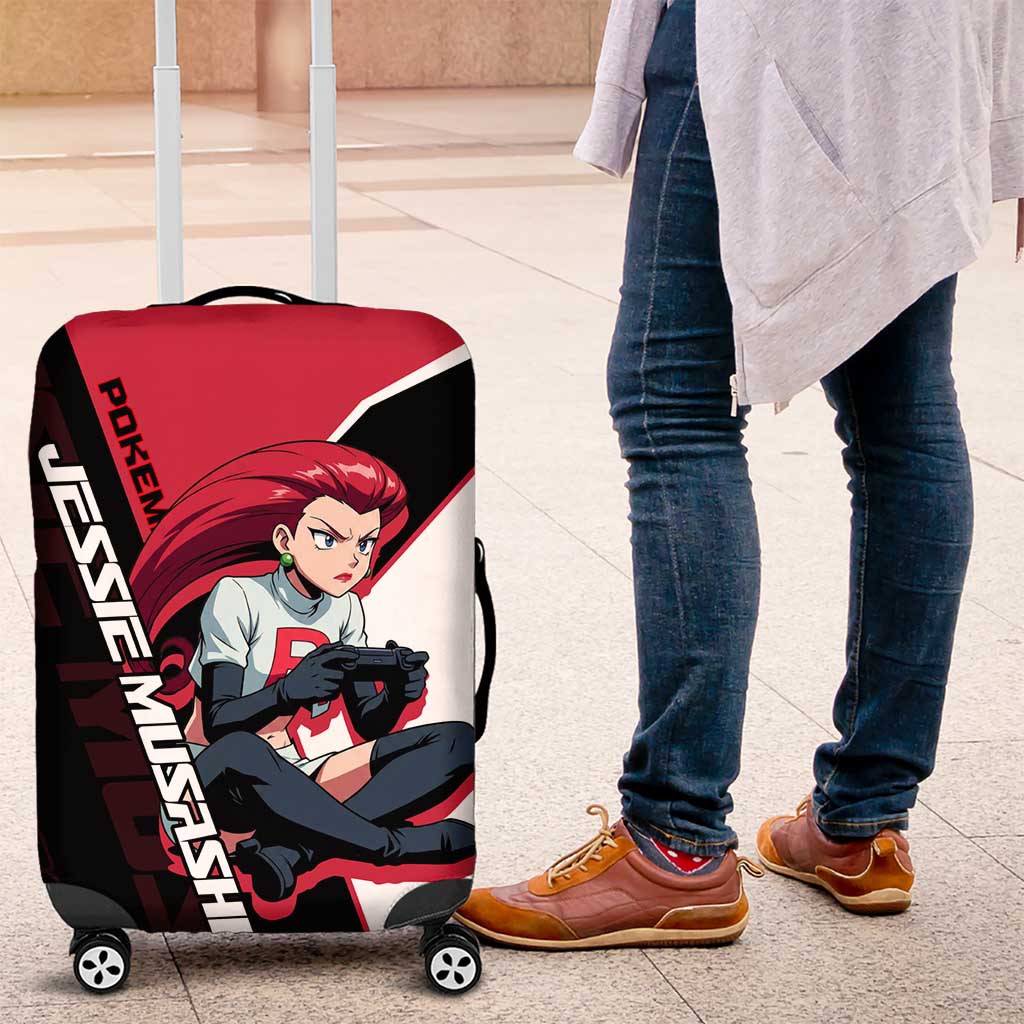 Jessie Musashi Poké Luggage Cover Bold Villain Anime Style