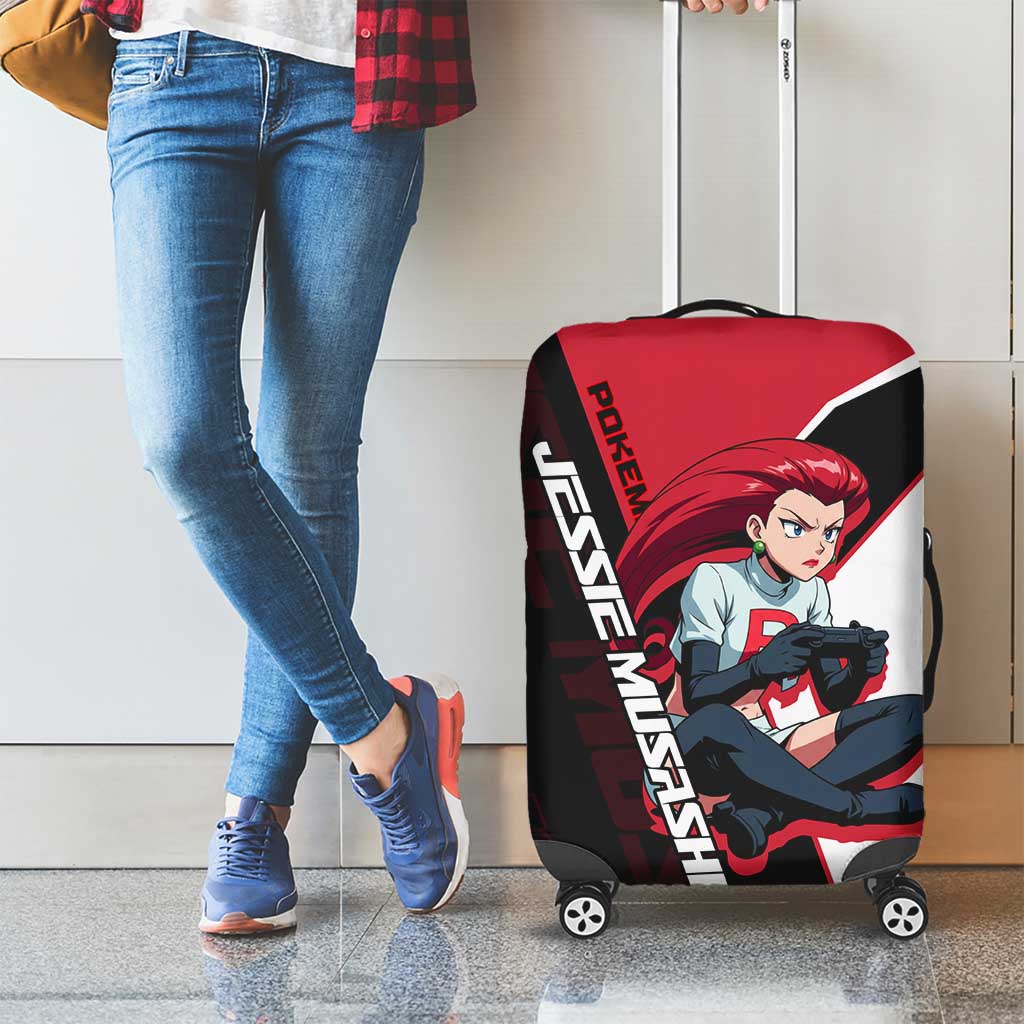 Jessie Musashi Poké Luggage Cover Bold Villain Anime Style