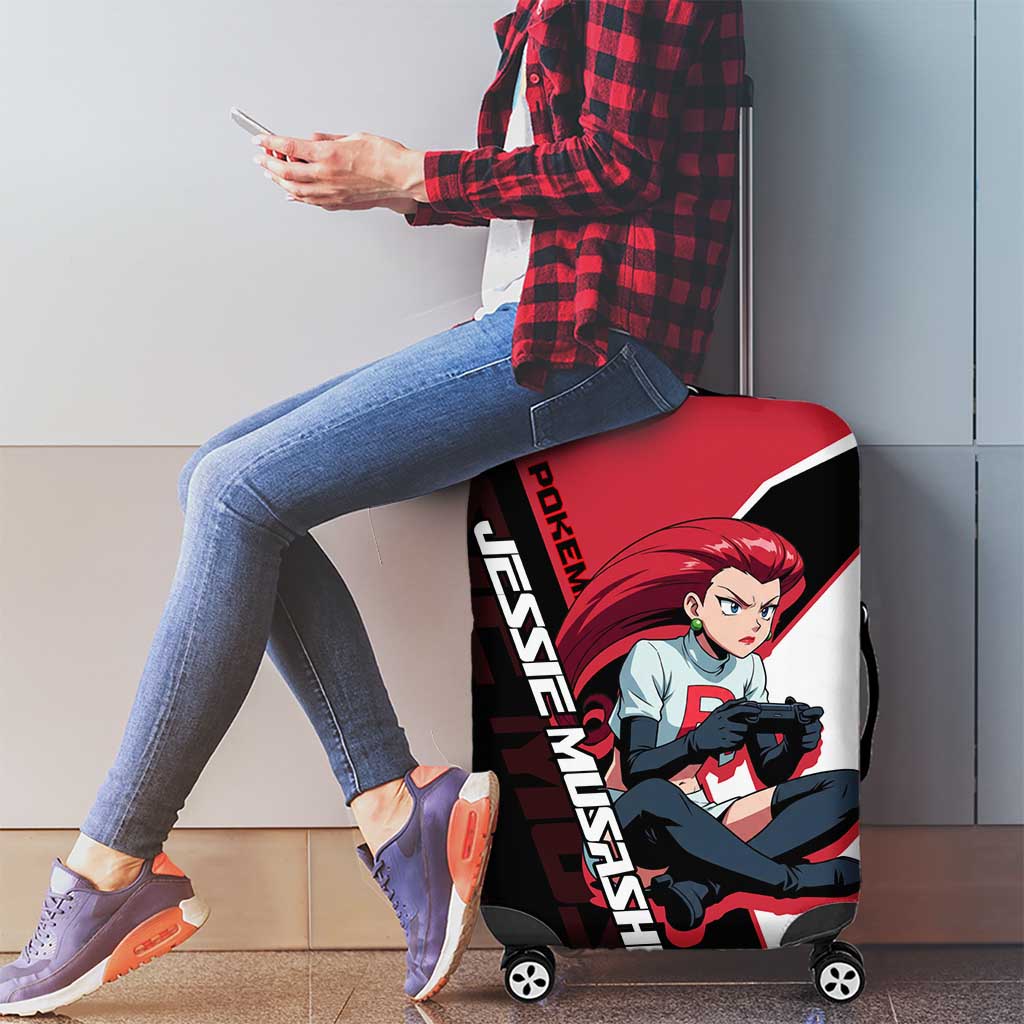 Jessie Musashi Poké Luggage Cover Bold Villain Anime Style