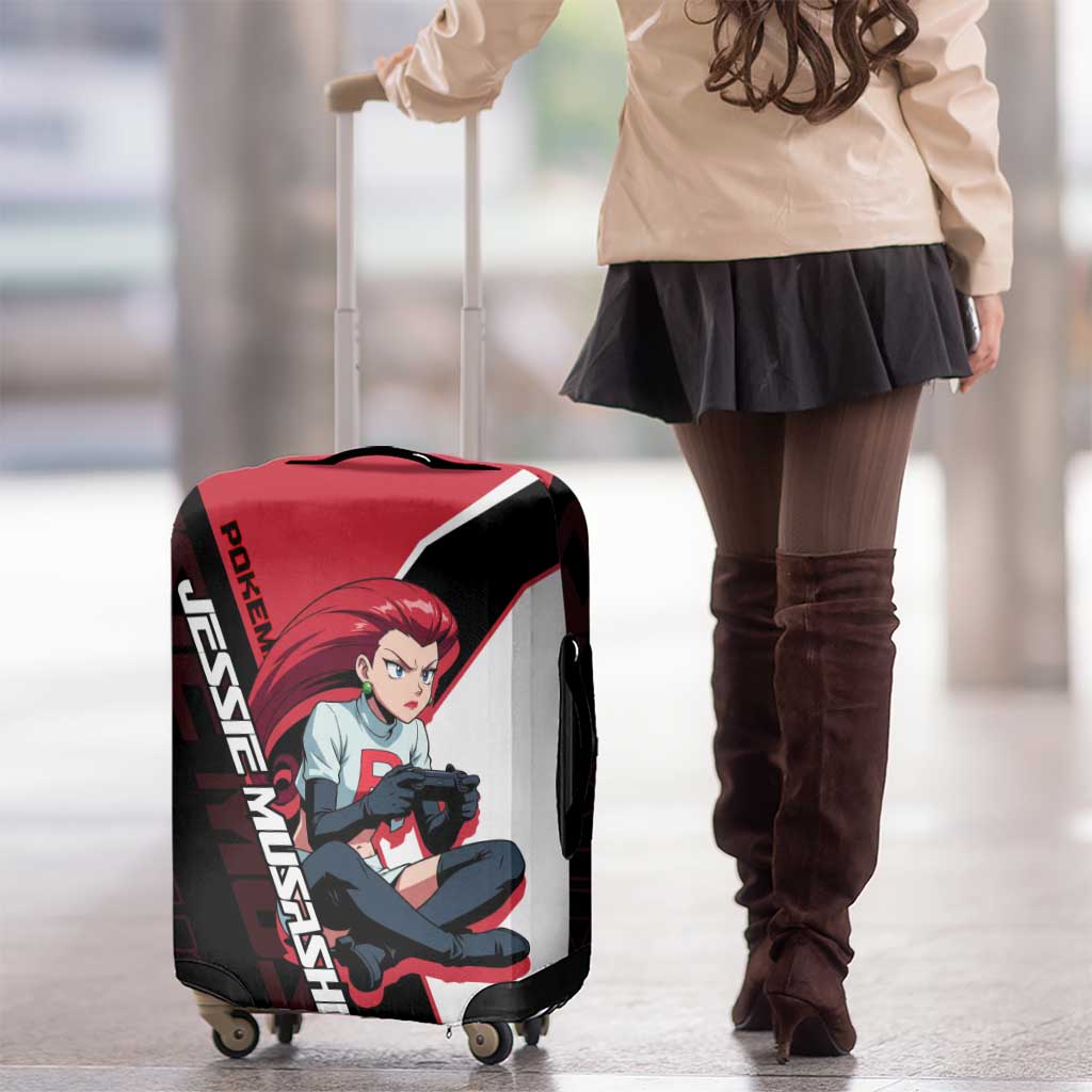 Jessie Musashi Poké Luggage Cover Bold Villain Anime Style