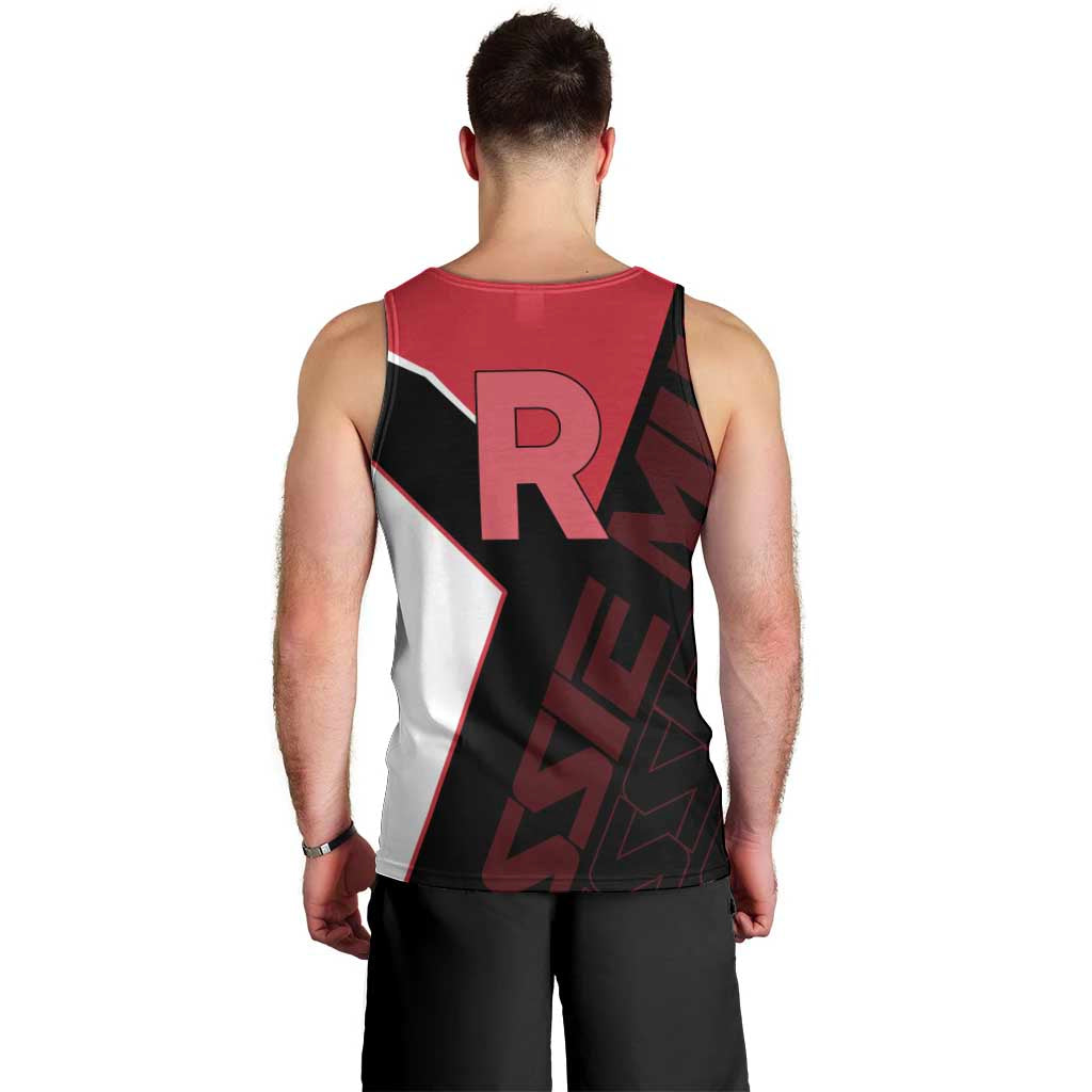 Jessie Musashi Poké Men Tank Top Bold Villain Anime Style