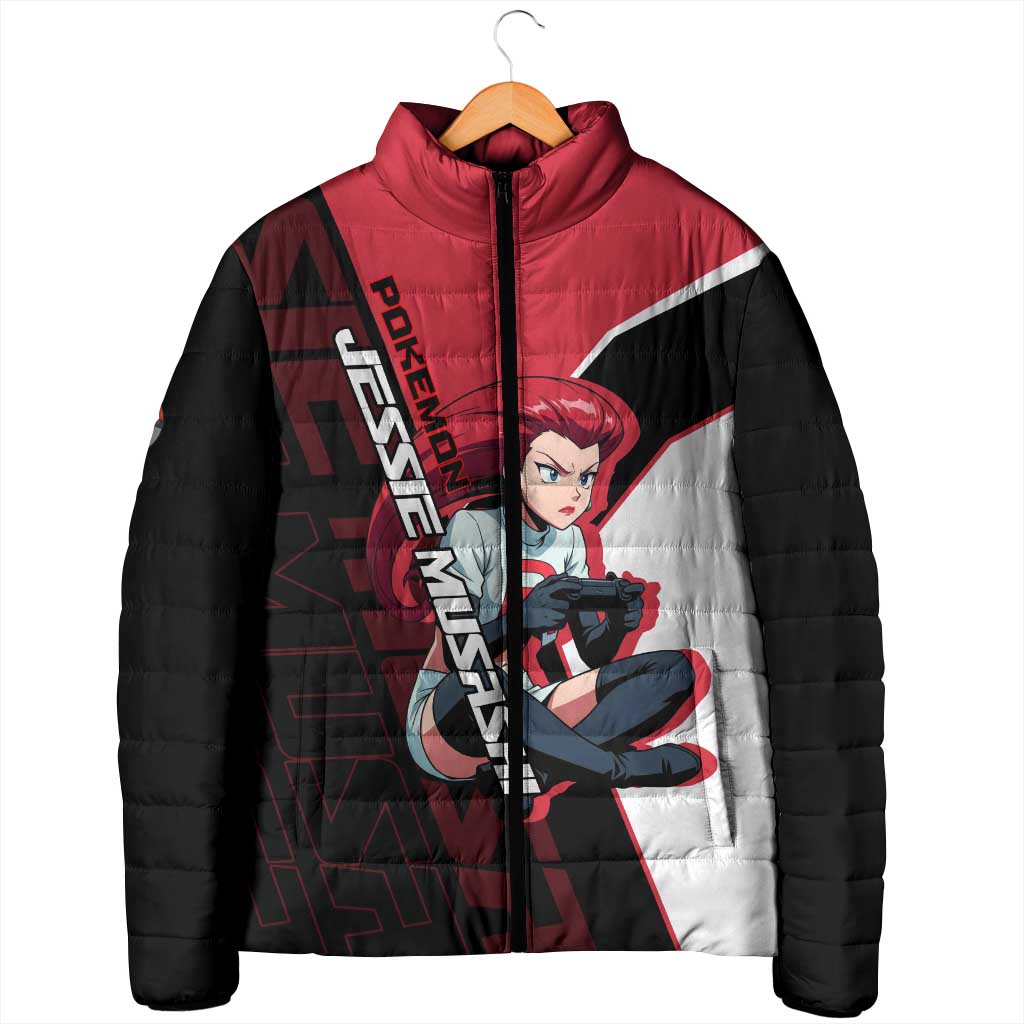 Jessie Musashi Poké Padded Jacket Bold Villain Anime Style
