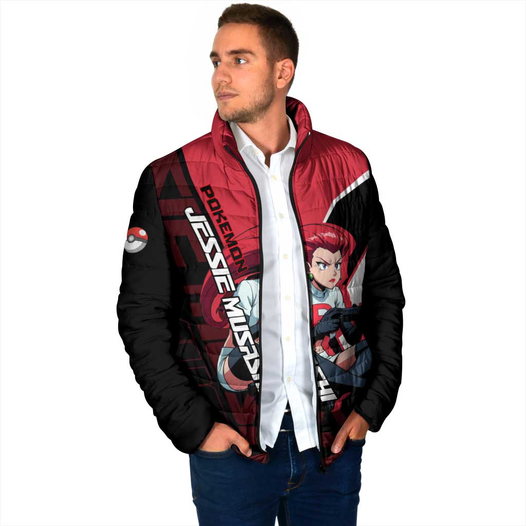Jessie Musashi Poké Padded Jacket Bold Villain Anime Style