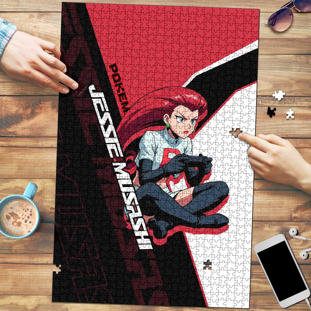 Jessie Musashi Poké Puzzle Bold Villain Anime Style