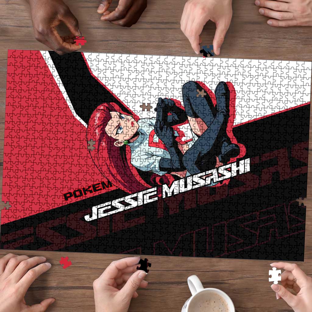 Jessie Musashi Poké Puzzle Bold Villain Anime Style