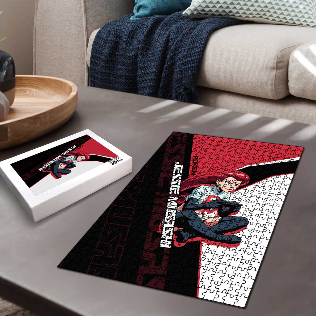 Jessie Musashi Poké Puzzle Bold Villain Anime Style