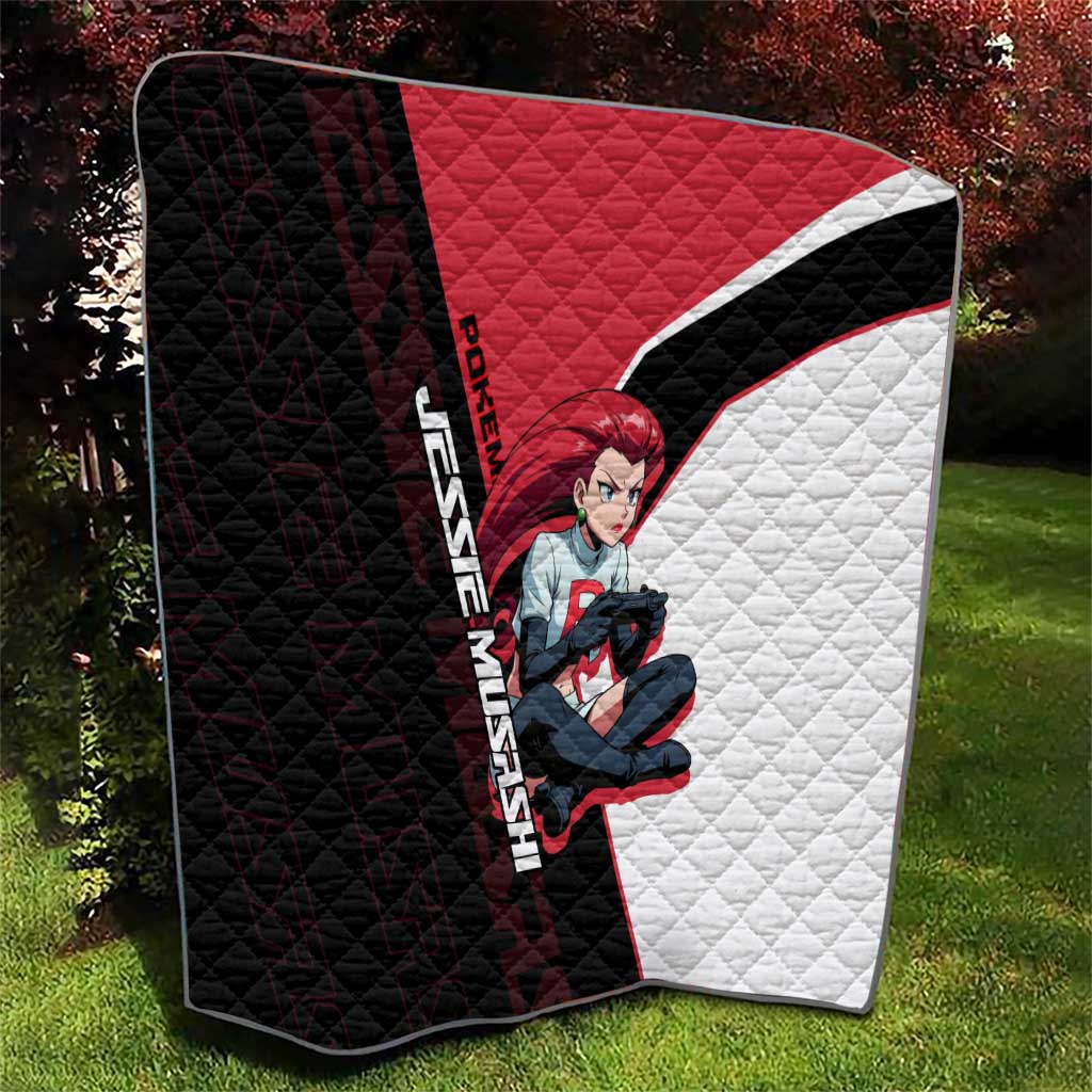 Jessie Musashi Poké Quilt Bold Villain Anime Style