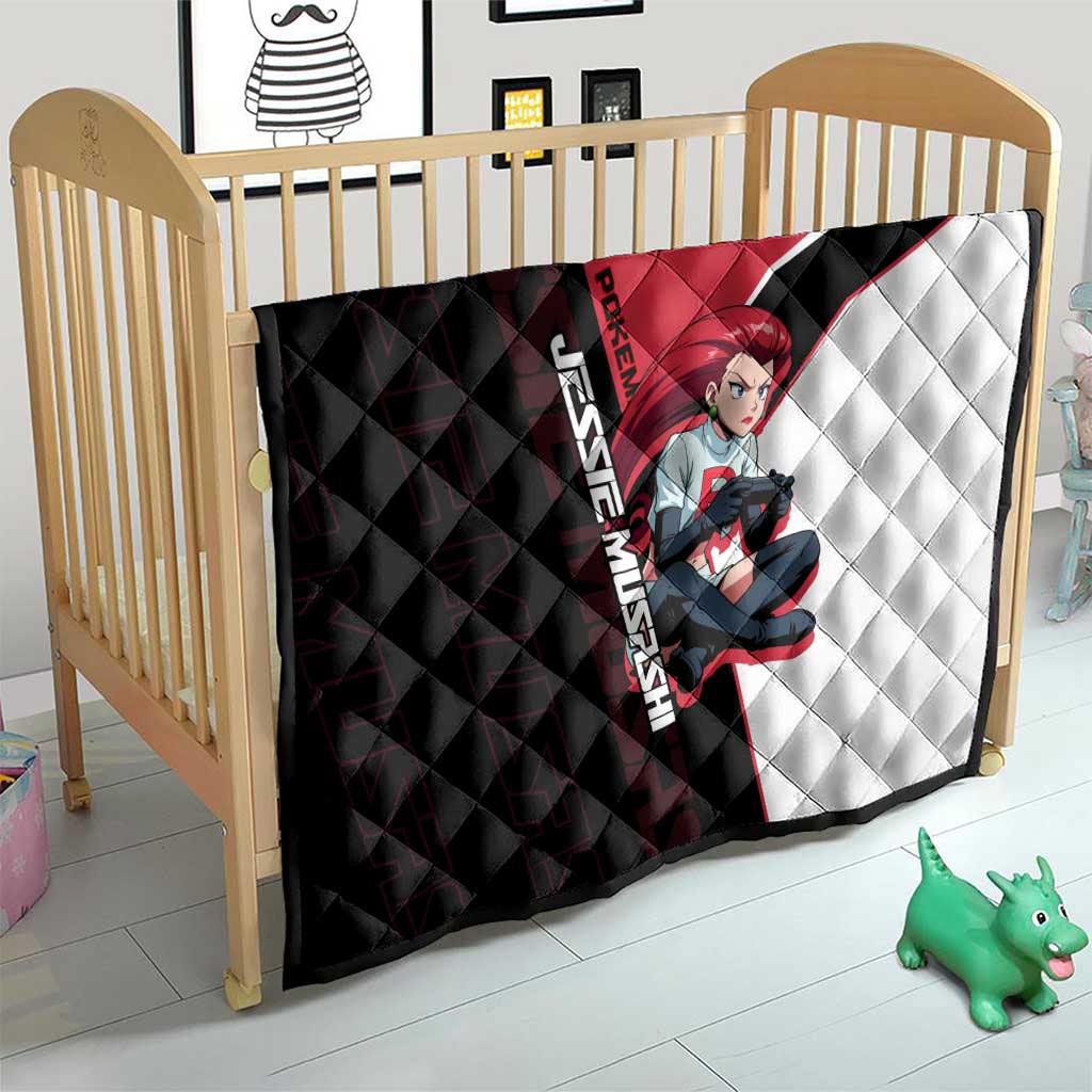 Jessie Musashi Poké Quilt Bold Villain Anime Style