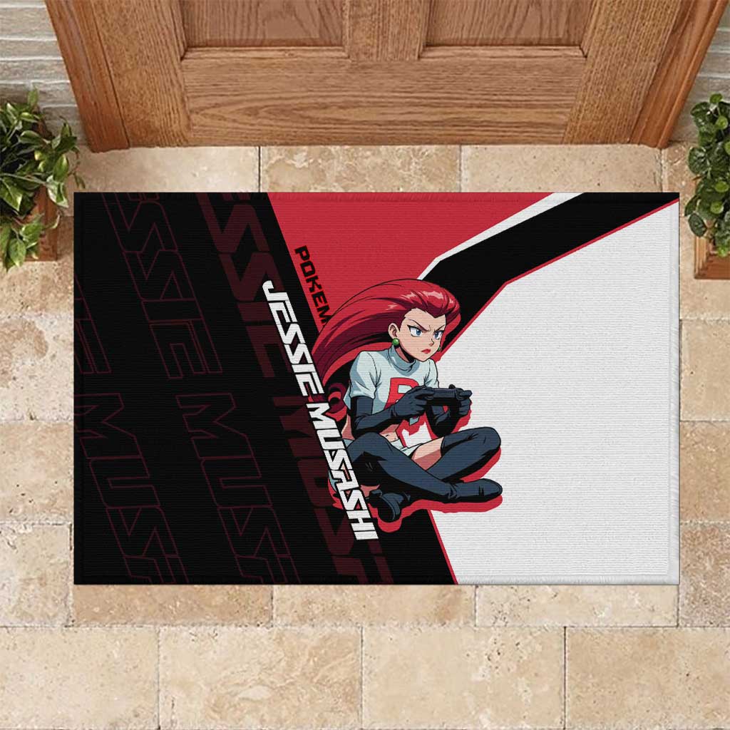 Jessie Musashi Poké Rubber Doormat Bold Villain Anime Style