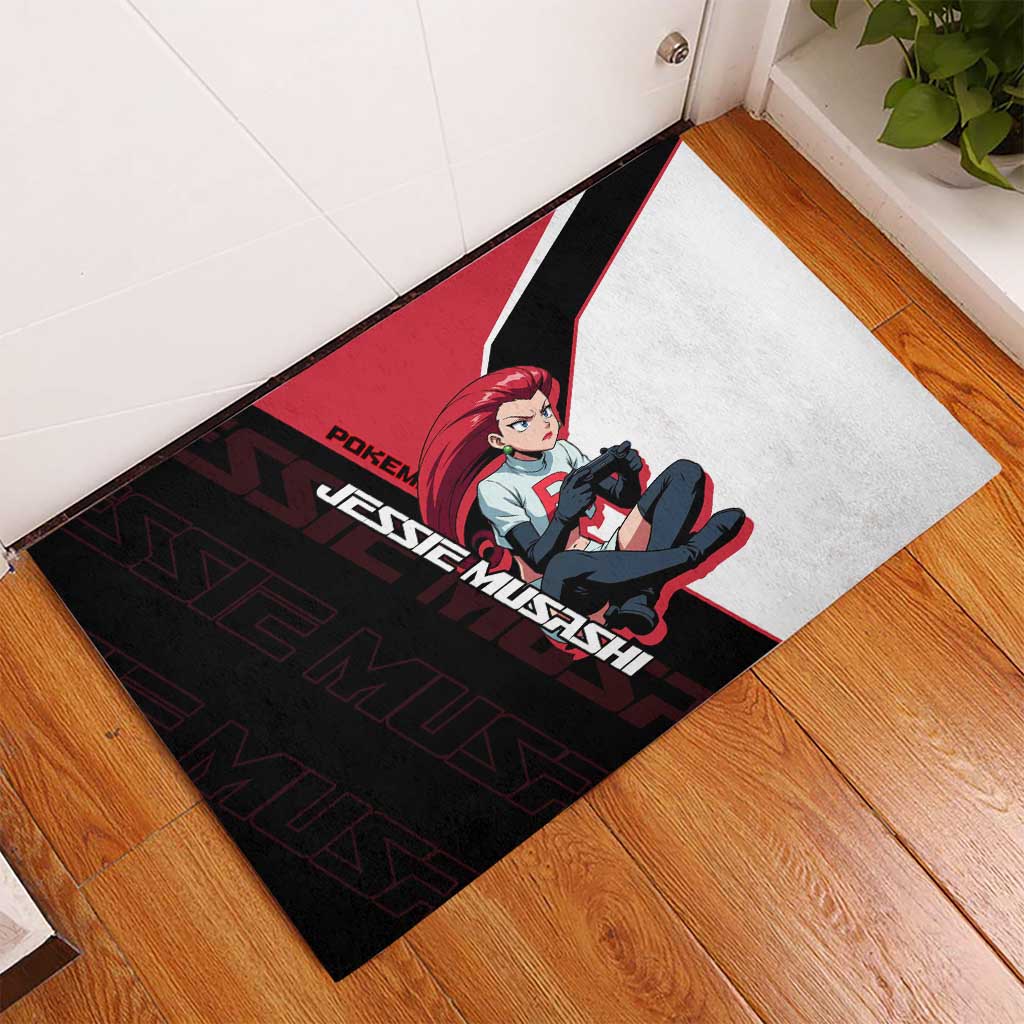 Jessie Musashi Poké Rubber Doormat Bold Villain Anime Style