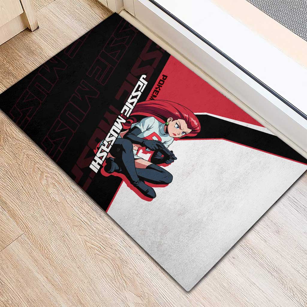 Jessie Musashi Poké Rubber Doormat Bold Villain Anime Style
