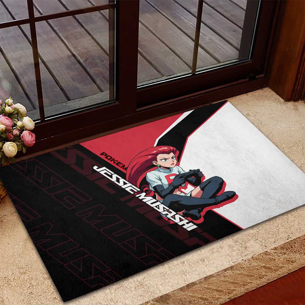Jessie Musashi Poké Rubber Doormat Bold Villain Anime Style