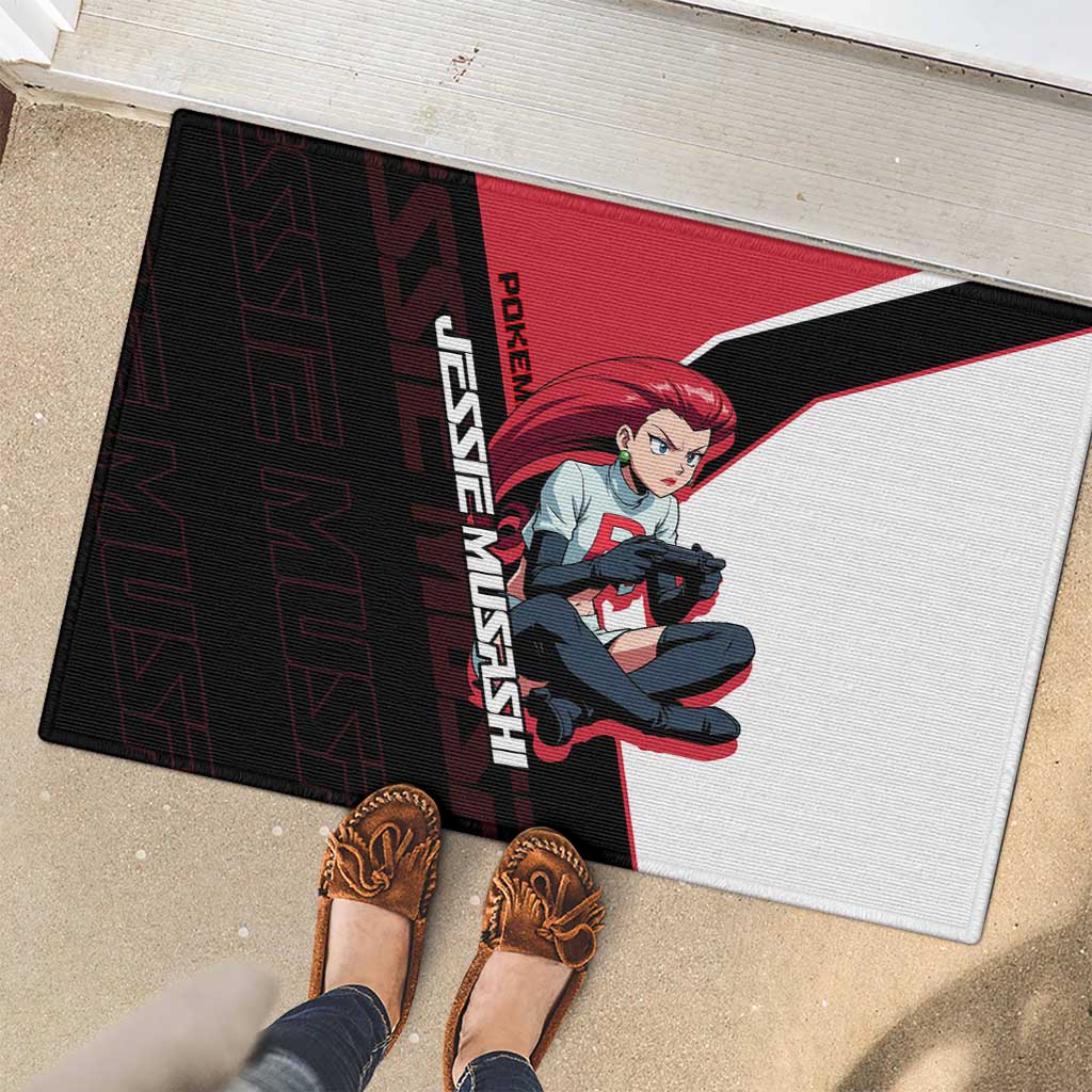 Jessie Musashi Poké Rubber Doormat Bold Villain Anime Style