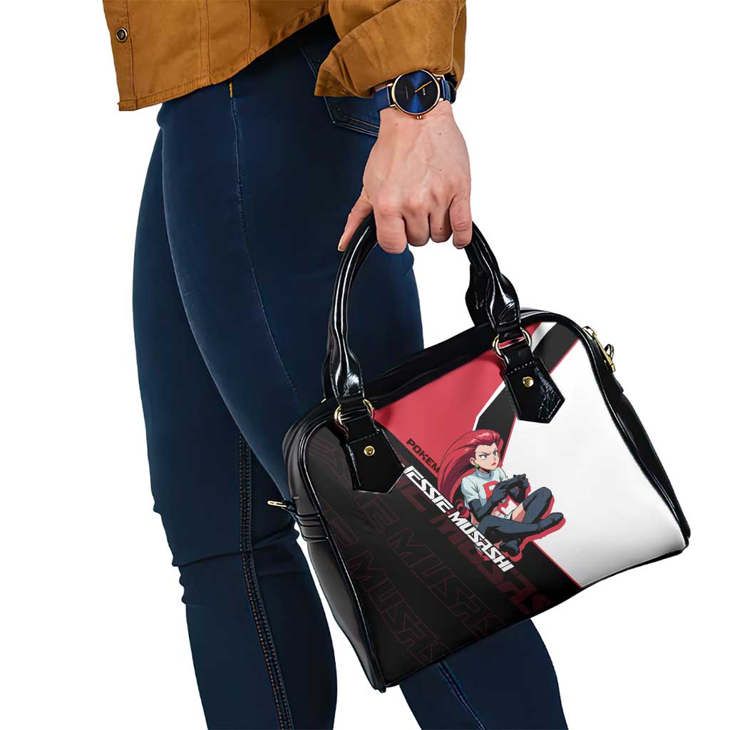 Jessie Musashi Poké Shoulder Handbag Bold Villain Anime Style