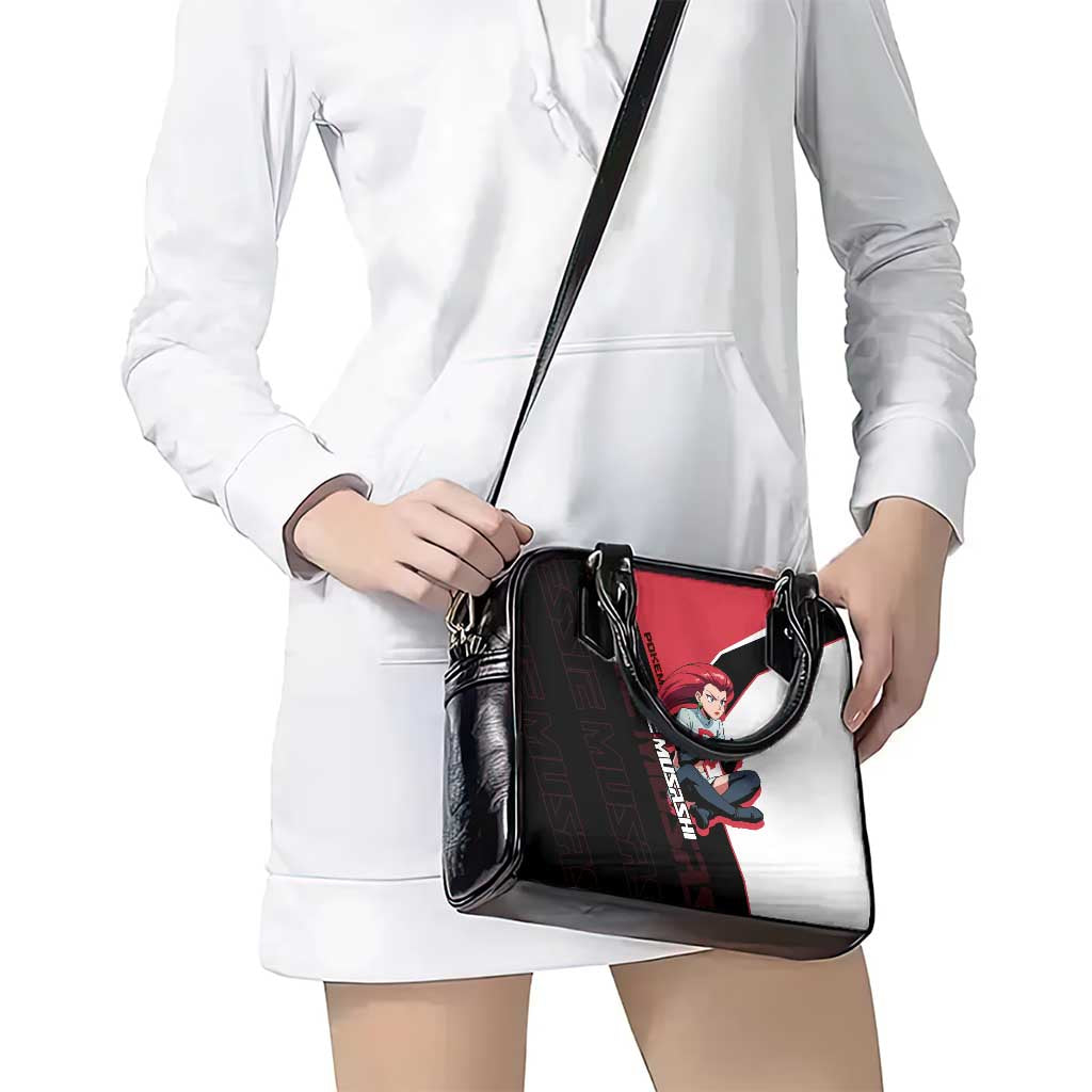 Jessie Musashi Poké Shoulder Handbag Bold Villain Anime Style