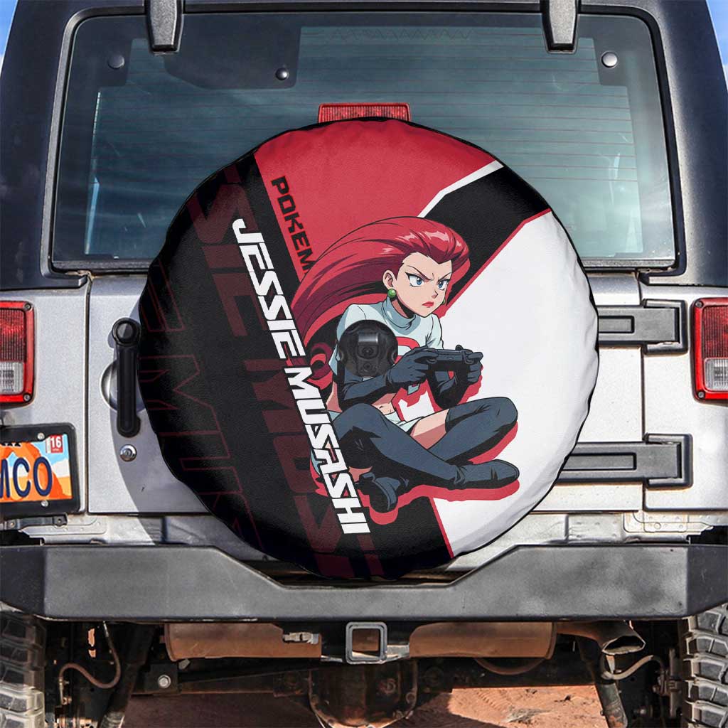 Jessie Musashi Poké Spare Tire Cover Bold Villain Anime Style