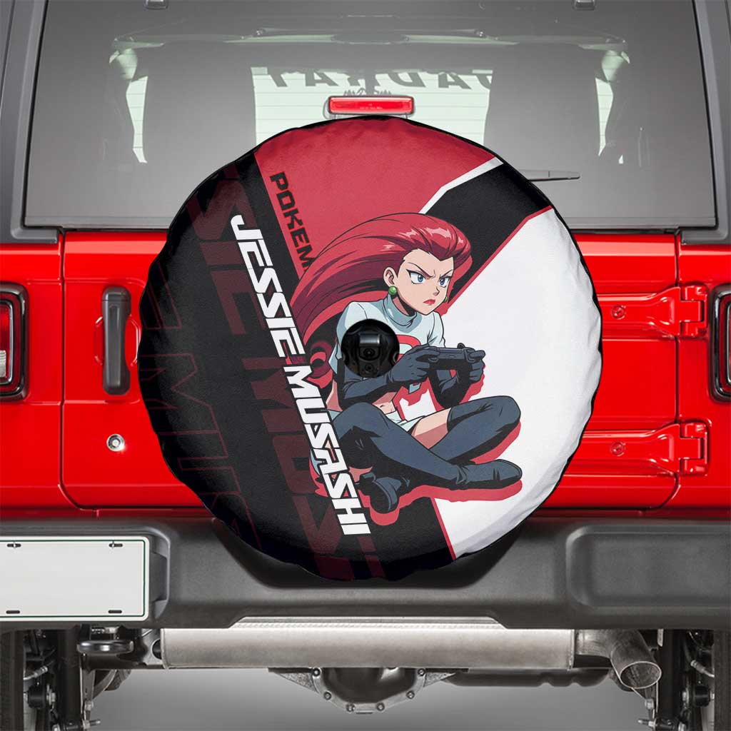 Jessie Musashi Poké Spare Tire Cover Bold Villain Anime Style