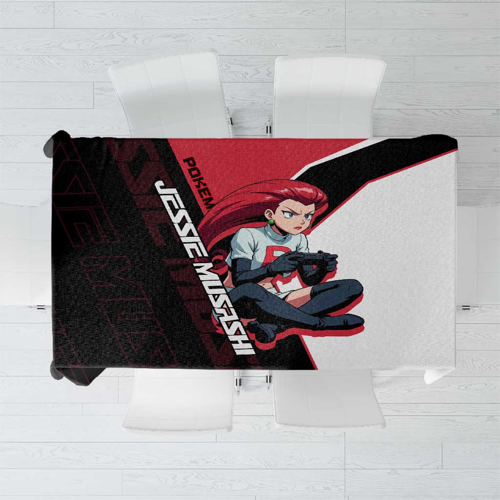 Jessie Musashi Poké Tablecloth Bold Villain Anime Style