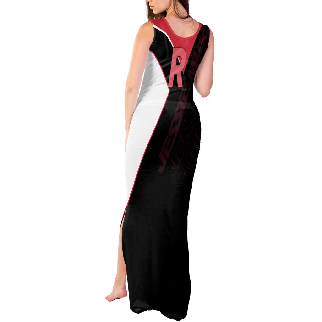 Jessie Musashi Poké Tank Maxi Dress Bold Villain Anime Style