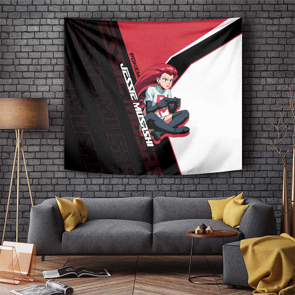 Jessie Musashi Poké Tapestry Bold Villain Anime Style