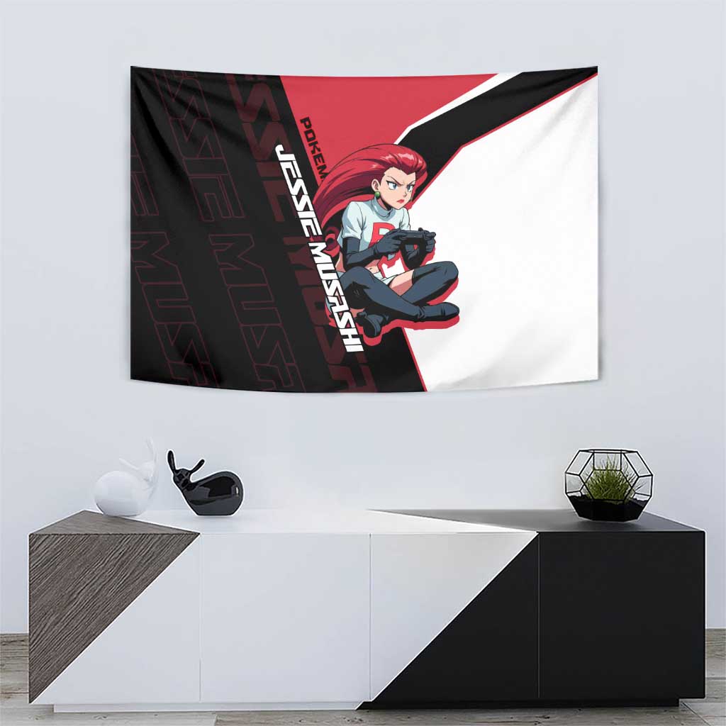 Jessie Musashi Poké Tapestry Bold Villain Anime Style