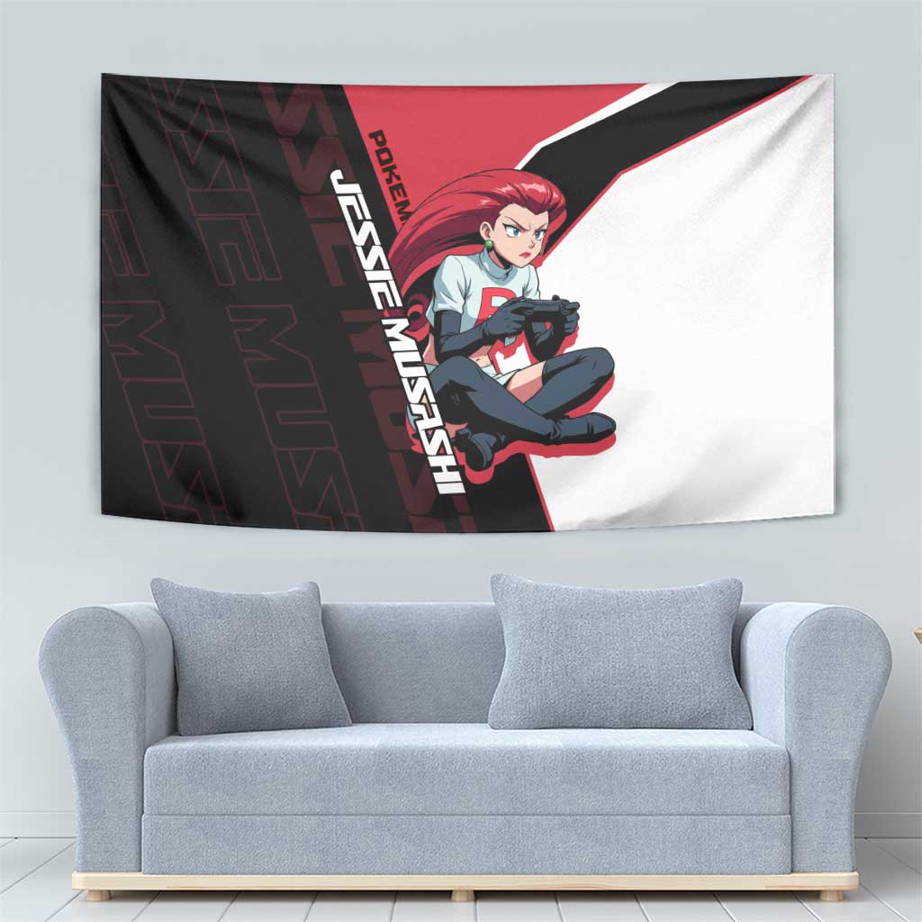 Jessie Musashi Poké Tapestry Bold Villain Anime Style