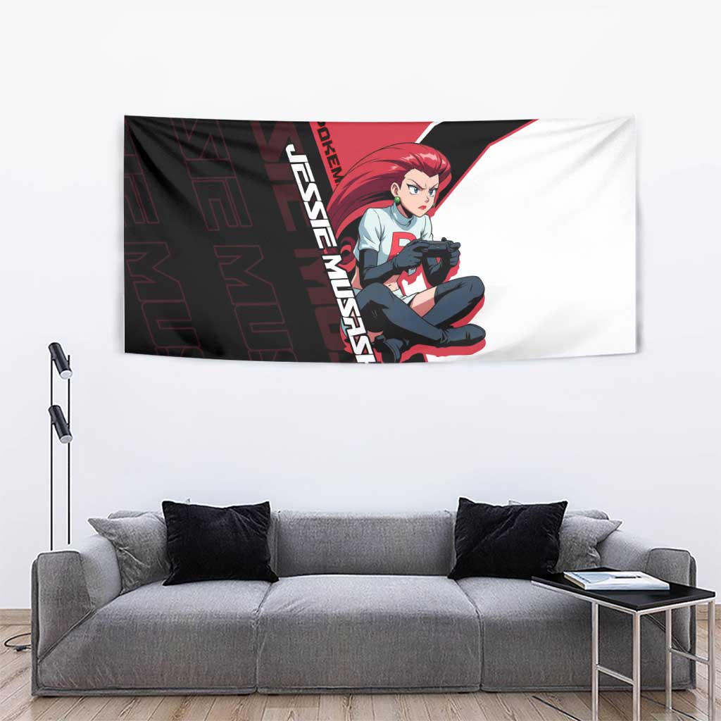 Jessie Musashi Poké Tapestry Bold Villain Anime Style
