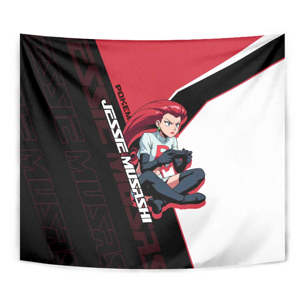 Jessie Musashi Poké Tapestry Bold Villain Anime Style