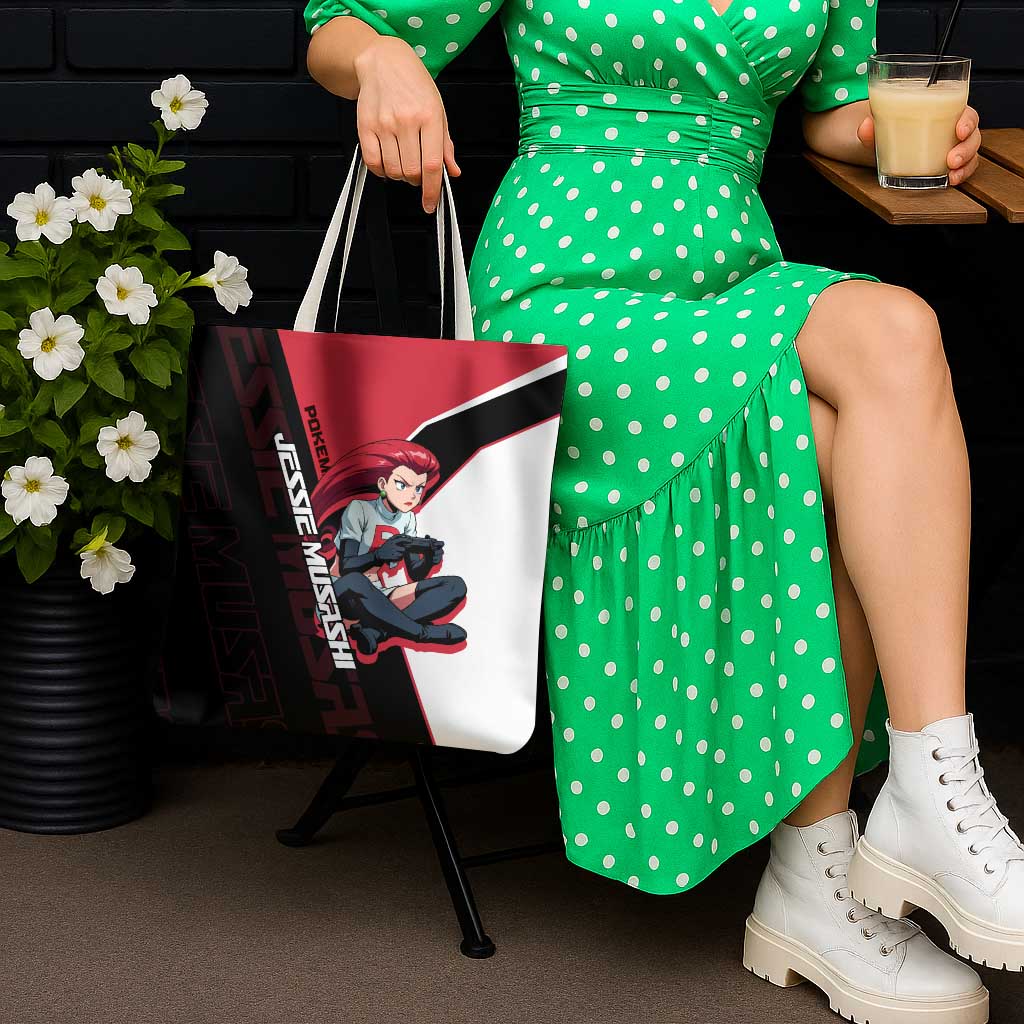 Jessie Musashi Poké Tote Bag Bold Villain Anime Style